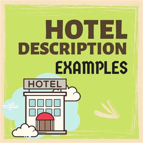 hotel room description example